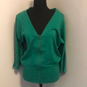 Cabi GUC zip cardigan